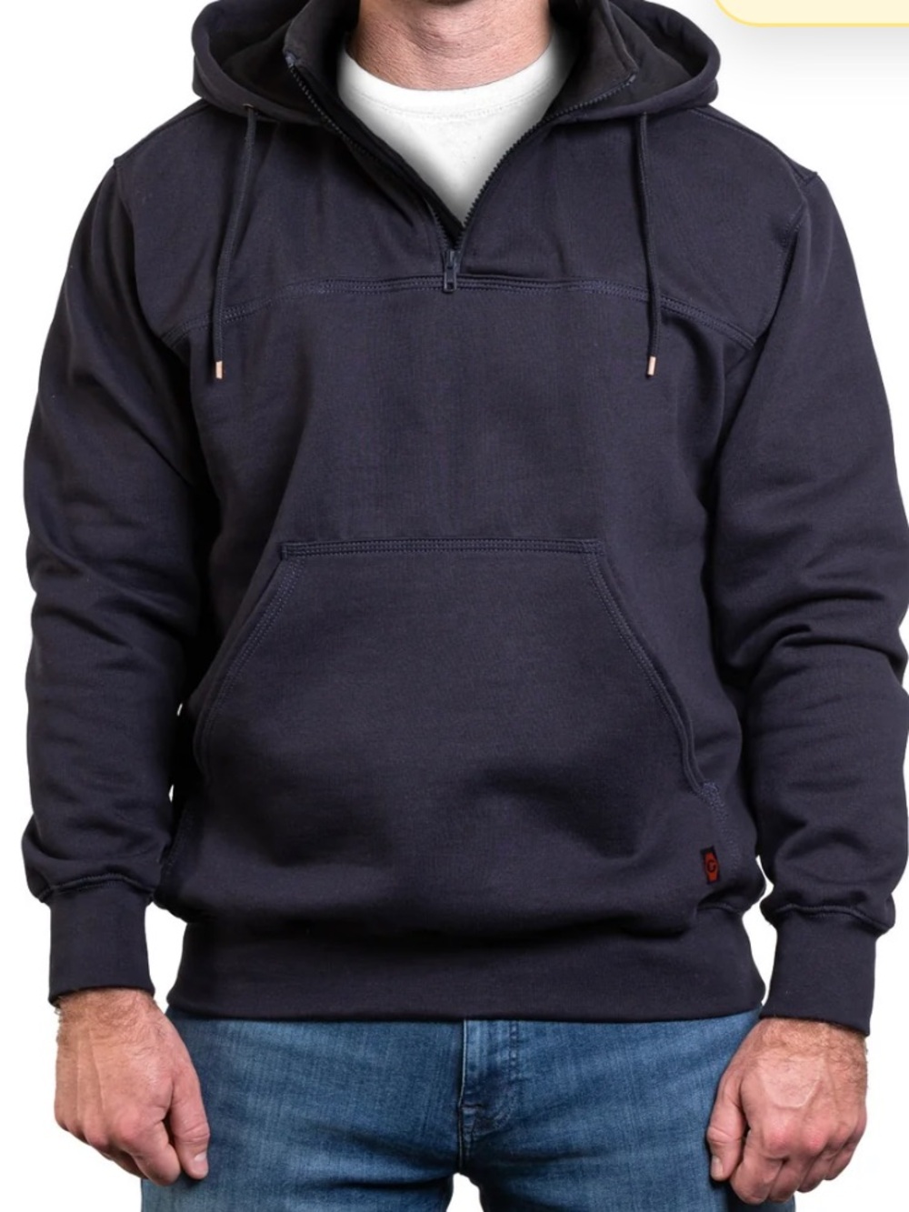 Men's GAME Navy Heavyweight Hooded Job Shirt Style 8525
